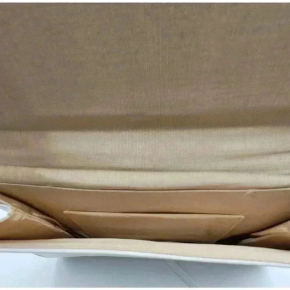 Vintage White with Multi-colored Stripes Shoulder Bag - Picture 3 of 8